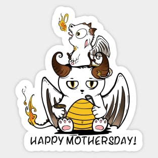 Happy Dragons Mothers day! Sticker